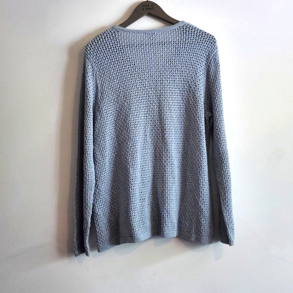 J.jill pullover open knit sweater - Picture 2 of 4